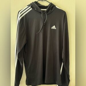 adidas Size Medium Black Men’s Hoodie Jacket